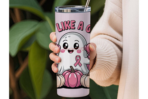 Fight Like a Ghoul 20oz Tumbler Wrap Sublimation DesignSVG 
