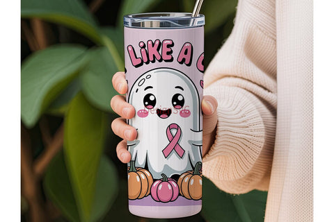 Fight Like a Ghoul 20oz Tumbler Wrap Sublimation DesignSVG 