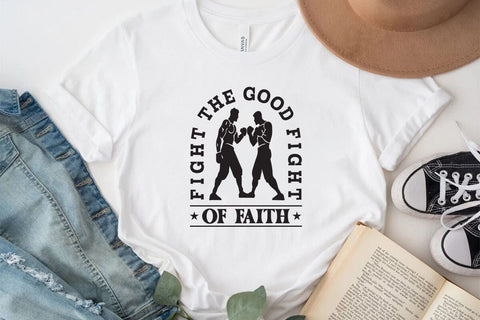 Fight the Good Fight of Faith SVG Angelina750 