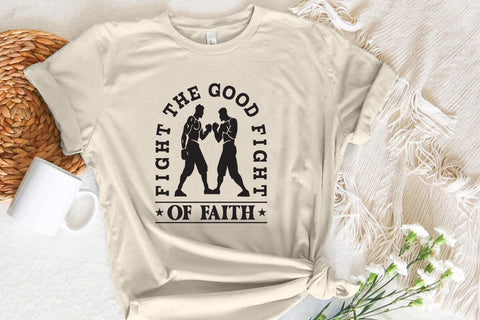 Fight the Good Fight of Faith SVG Angelina750 