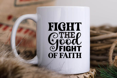 Fight the Good Fight of Faith SVG Angelina750 