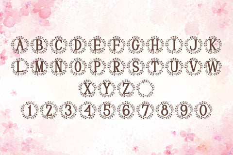 Finaris Monogram Font Font Dm Letter Studio 