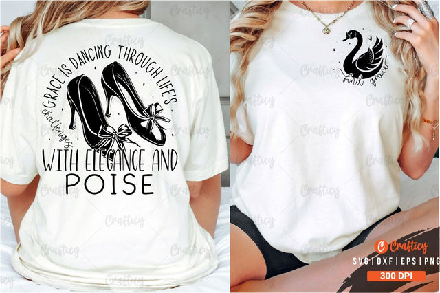Find grace Front and Back SVG T shirt Design SVG Designangry 