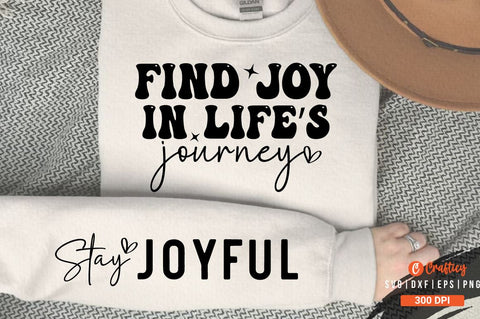 Find Joy in Lifes Journey SVG Sleeve Design SVG Designangry 