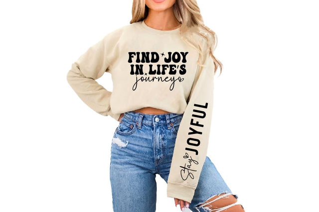 Find Joy in Lifes Journey SVG Sleeve Design SVG Designangry 