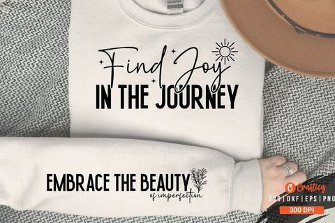 Find joy in the journey Sleeve SVG Design SVG Designangry 