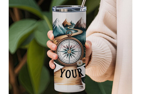 Find Your Path 20oz Tumbler Wrap Sublimation DesignSVG 
