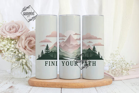 Find Your Path 20oz Tumbler Wrap Sublimation sassyprint 