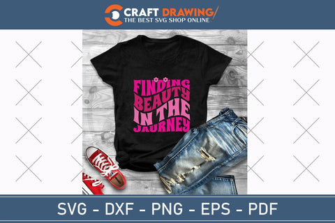 Finding Beauty In The Jaurney Breast Cancer SVG, Pink Awareness Ribbon Svg, Heal Cancer Svg, Cancer Awareness Svg, Fight Cancer Svg, Cancer, Svg Files For Cricut SVG Debashish Barman 