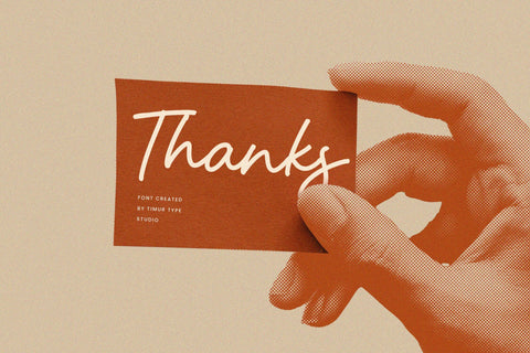 Fingerline - Modern Handwritten Script Font Font Timur type 