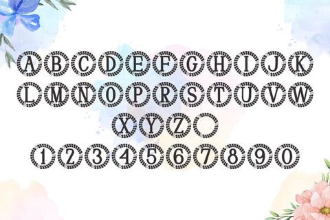 Finoria Monogram Font Font Dm Letter Studio 