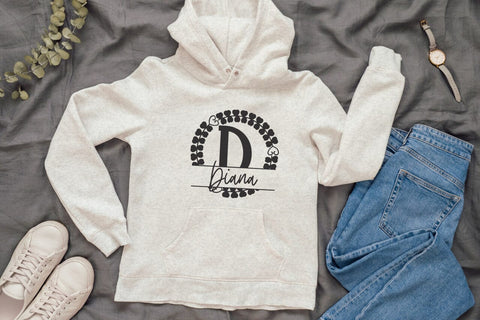 Finoria Split Monogram Font Font Dm Letter Studio 