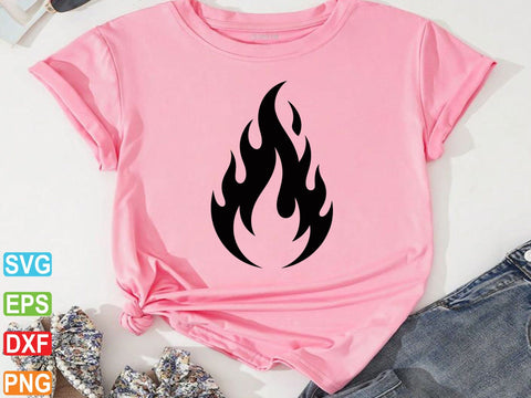Fire Cut Files,Flame Svg,Flame Cut File,Fire Clipart SVG Creativeart88 