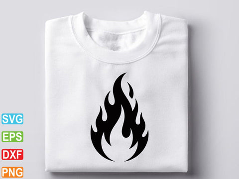 Fire Cut Files,Flame Svg,Flame Cut File,Fire Clipart SVG Creativeart88 