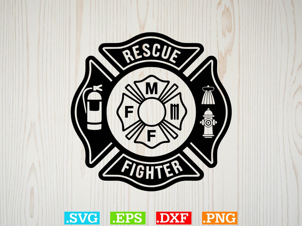Fire Department Svg Bundle, Firefighter SVG, Fire Rescue SVG - So Fontsy