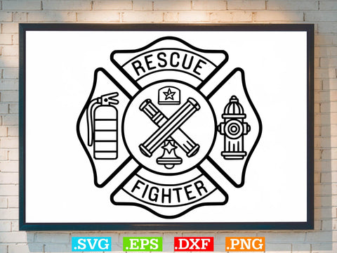 Fire Department Svg Bundle, Firefighter SVG, Fire Rescue SVG SVG Creativeart88 