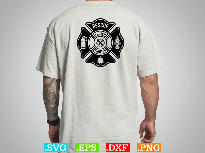 Fire Department Svg Bundle, Firefighter SVG, Fire Rescue SVG - So Fontsy