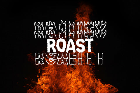 Fire Monogram Font Dm Letter Studio 