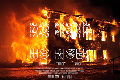 Fire Monogram Font Dm Letter Studio 