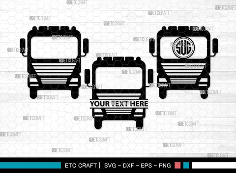 Fire Truck Monogram, Fire Truck Silhouette, Fire Truck SVG, Truck Svg, Fire Engine Svg, Rescue Truck Svg, Emergency Vehicle Svg, Fire Department Svg, SB00572 SVG ETC Craft 