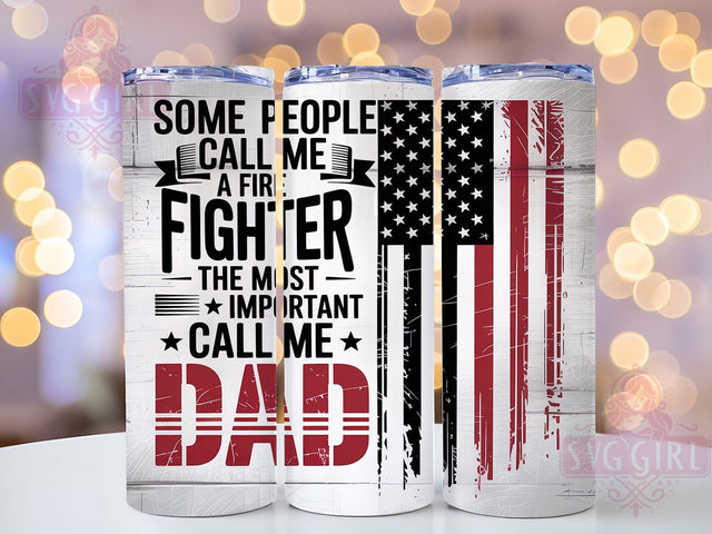 Firefighter Dad Hero Tumbler, Fire Department Gift, Fireman Father Design, First Responder Dad, Firefighter Quote Cup, Dad Hero Tumbler, Fire Department Father Sublimation SvggirlplusArt 