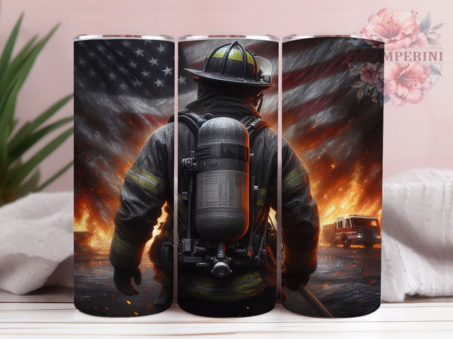 Firefighter First Responder Tumbler Wrap, Fireman Sublimation Wrap, First Responder Drinkware, 20Oz Firefighter Cup Wrap, Fire Truck Tumbler Design, Fire Department Sublimation Sublimation Li Zamperini 
