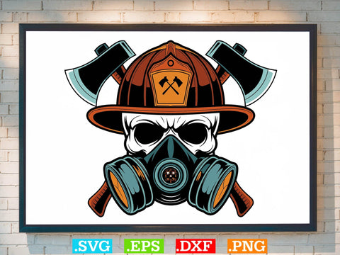 Firefighter Helmet Axe Svg Bundle, USA Fire Svg SVG Creativeart88 