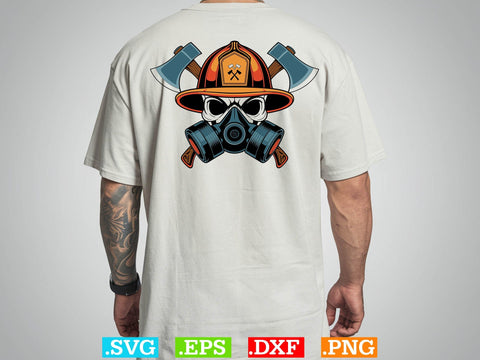 Firefighter Helmet Axe Svg Bundle, USA Fire Svg SVG Creativeart88 