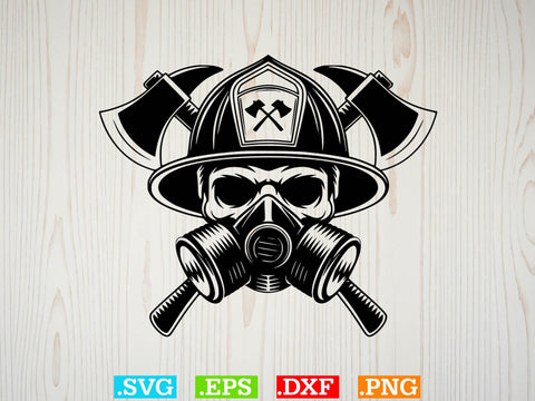 Firefighter Helmet Axe Svg Bundle, USA Fire Svg SVG Creativeart88 