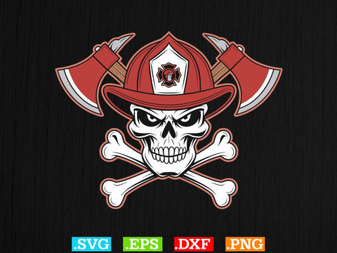 Firefighter Helmet Axe Svg Bundle, USA Fire Svg SVG Creativeart88 