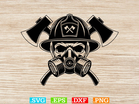 Firefighter Helmet Axe Svg Bundle, USA Fire Svg SVG Creativeart88 