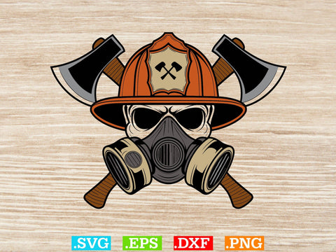 Firefighter Helmet Axe Svg Bundle, USA Fire Svg SVG Creativeart88 