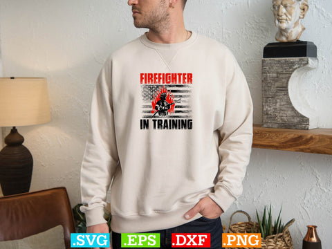 Firefighter in Training Shirt SVG Creativeart88 