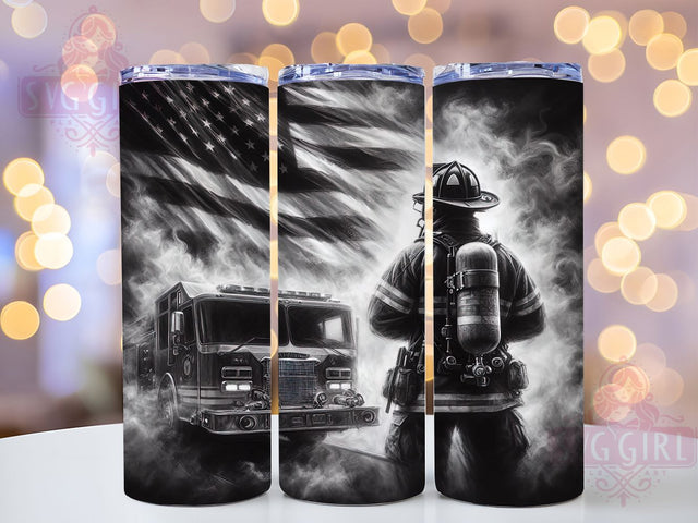 Firefighter Pride Hero Tumbler, Fire Hero Present, First Responder Gift, Fire Station Design, Emergency Service Cup, Fireman Pride Tumbler, Fire Department Honor Sublimation SvggirlplusArt 
