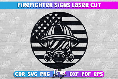 Firefighter Sign | Fire Station | Maltese Cross | Fireman Symbols | CNC File SVG The T Store Design 