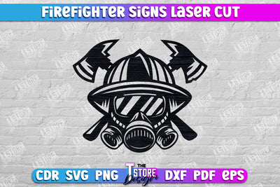 Firefighter Sign | Fire Station | Maltese Cross | Fireman Symbols | CNC File SVG The T Store Design 