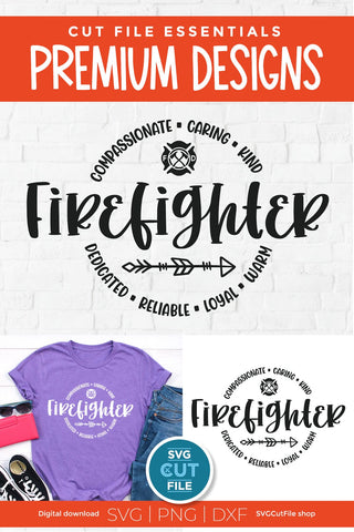 Firefighter svg- fire fighter svg for emergency services unisex SVG SVG Cut File 