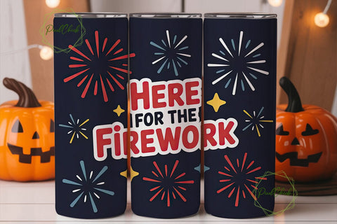 Fireworks 20oz Tumbler Wrap Sublimation PixelChick 
