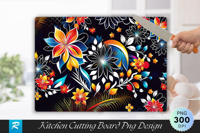 Fireworks Cutting Board Sublimation Regulrcrative 