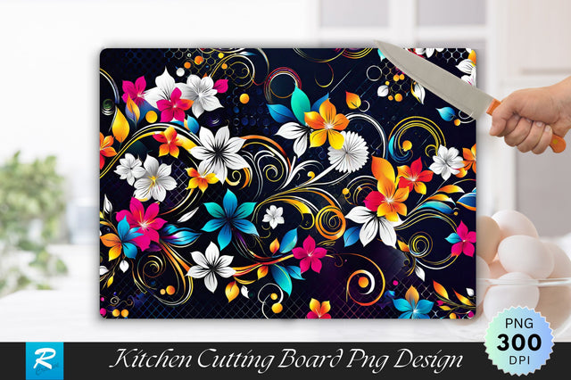 Fireworks Cutting Board Sublimation Regulrcrative 