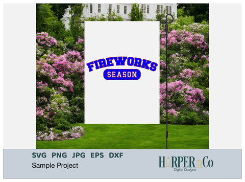 Fireworks Season Laser SVG EPS Cut File SVG HarperNCo 