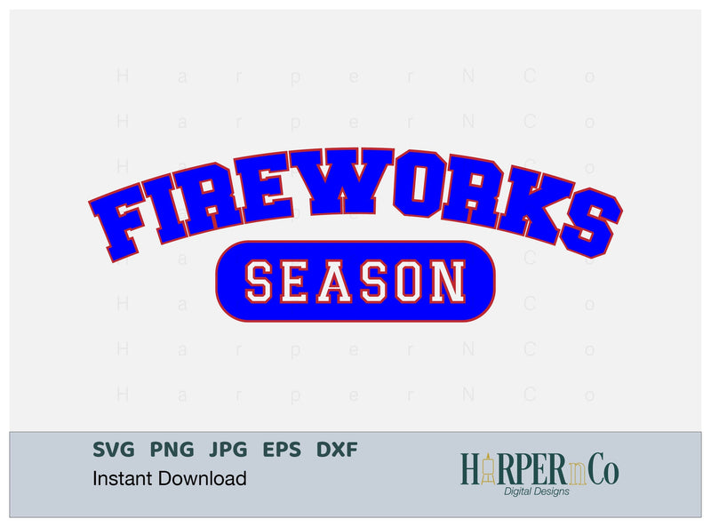 Fireworks Season Laser SVG EPS Cut File SVG HarperNCo 