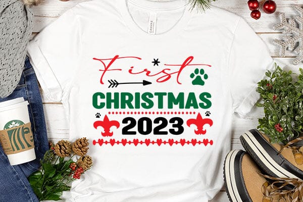 First christmas 2023 SVG Angelina750 