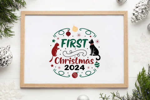 First Christmas 2024 SVG Angelina750 