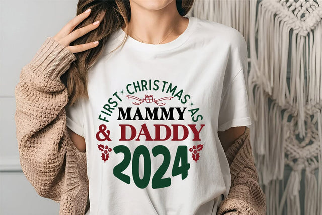First Christmas As Mammy & Daddy 2024 SVG Angelina750 