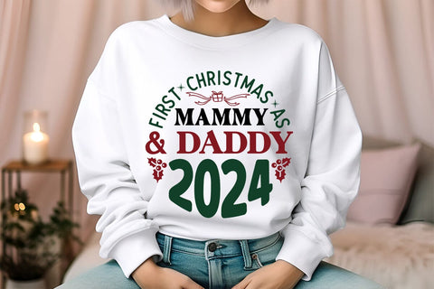 First Christmas As Mammy & Daddy 2024 SVG Angelina750 