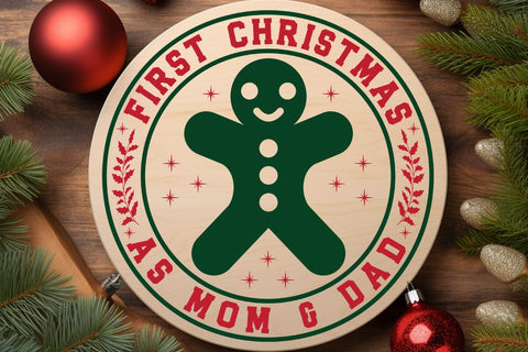 First christmas as mom & dad SVG Angelina750 