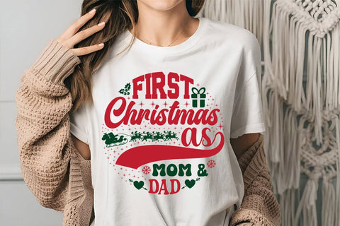 First christmas as mom & dad SVG Angelina750 