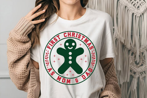First christmas as mom & dad SVG Angelina750 