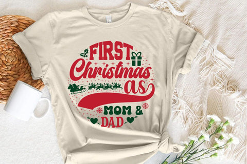 First christmas as mom & dad SVG Angelina750 